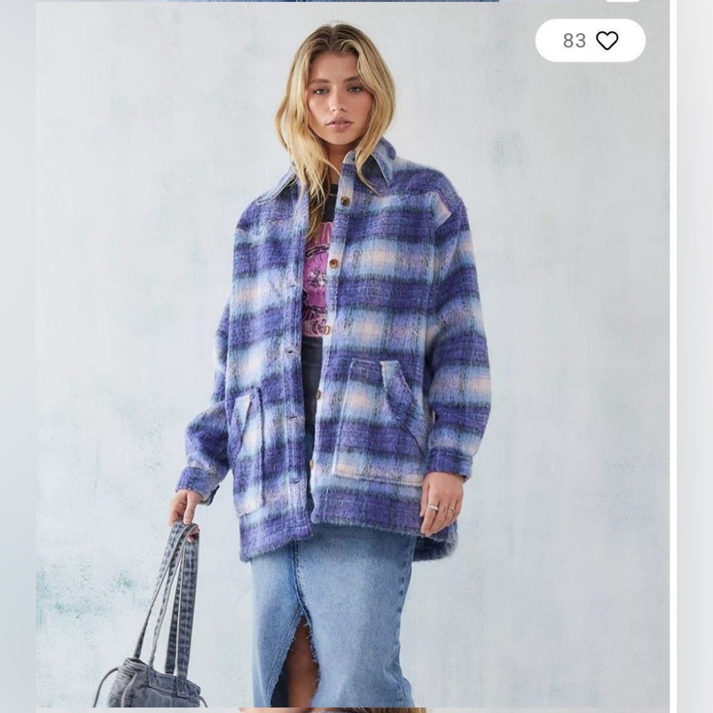 NWT Free People x Wrangler Collab Oversized Western Shackleton